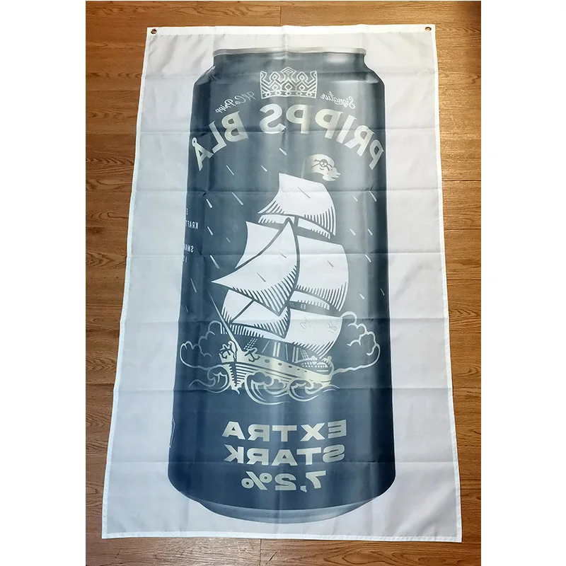 PRIPPS BLAA Beer Flag 3ft*5ft (90*150cm) Size Christmas Decorations for Home Banner Indoor Outdoor Decor BER126 |