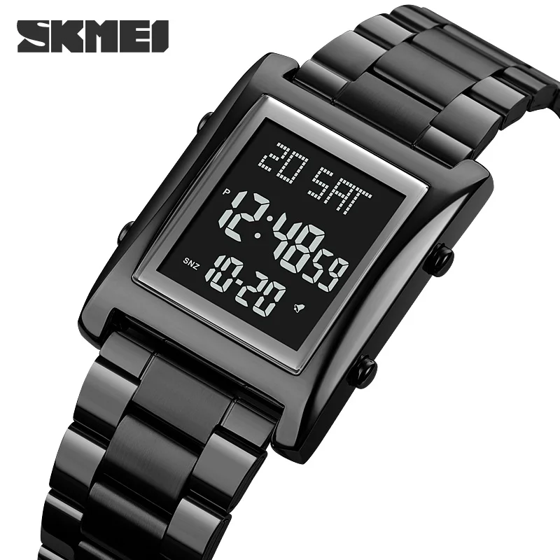 

SKMEI Mens Watches Fashion LED Men Digital Wristwatch Chrono Count Down Alarm Hour For Mens reloj hombre 1812 montre homme