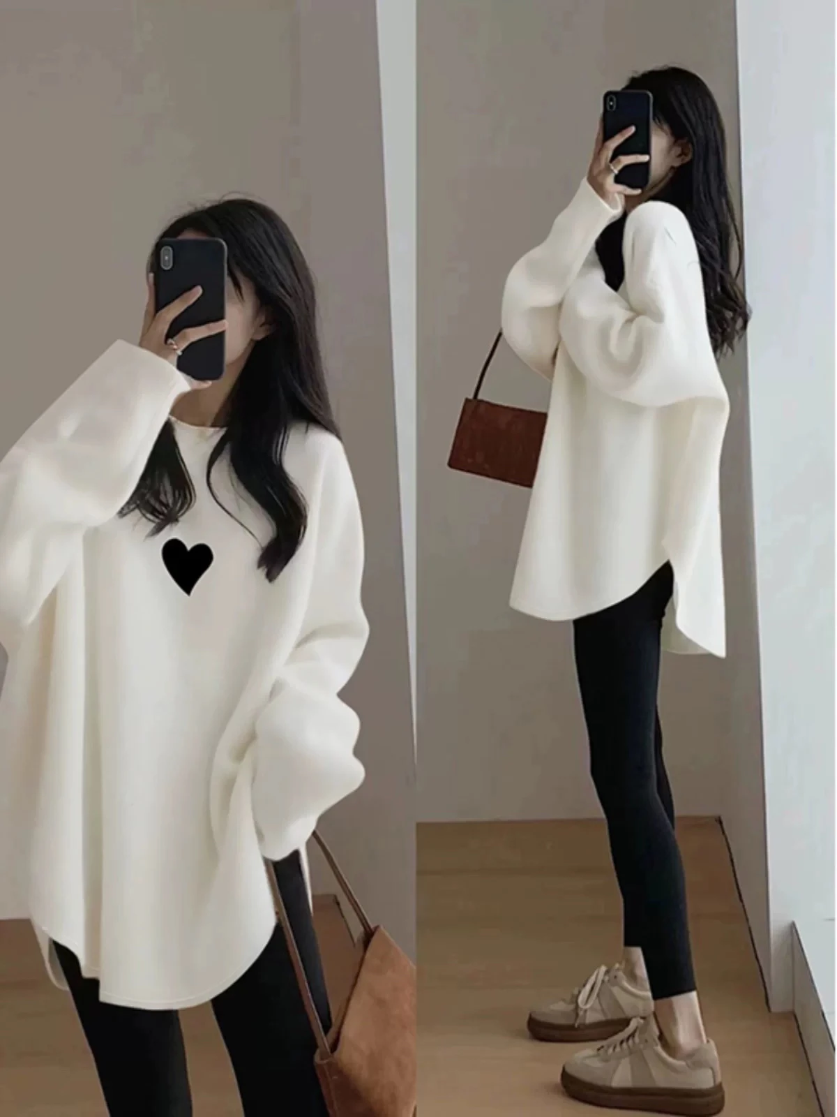 с брюками в виде акулы топ на весну и осень-зиму белая нижняя рубашка женская