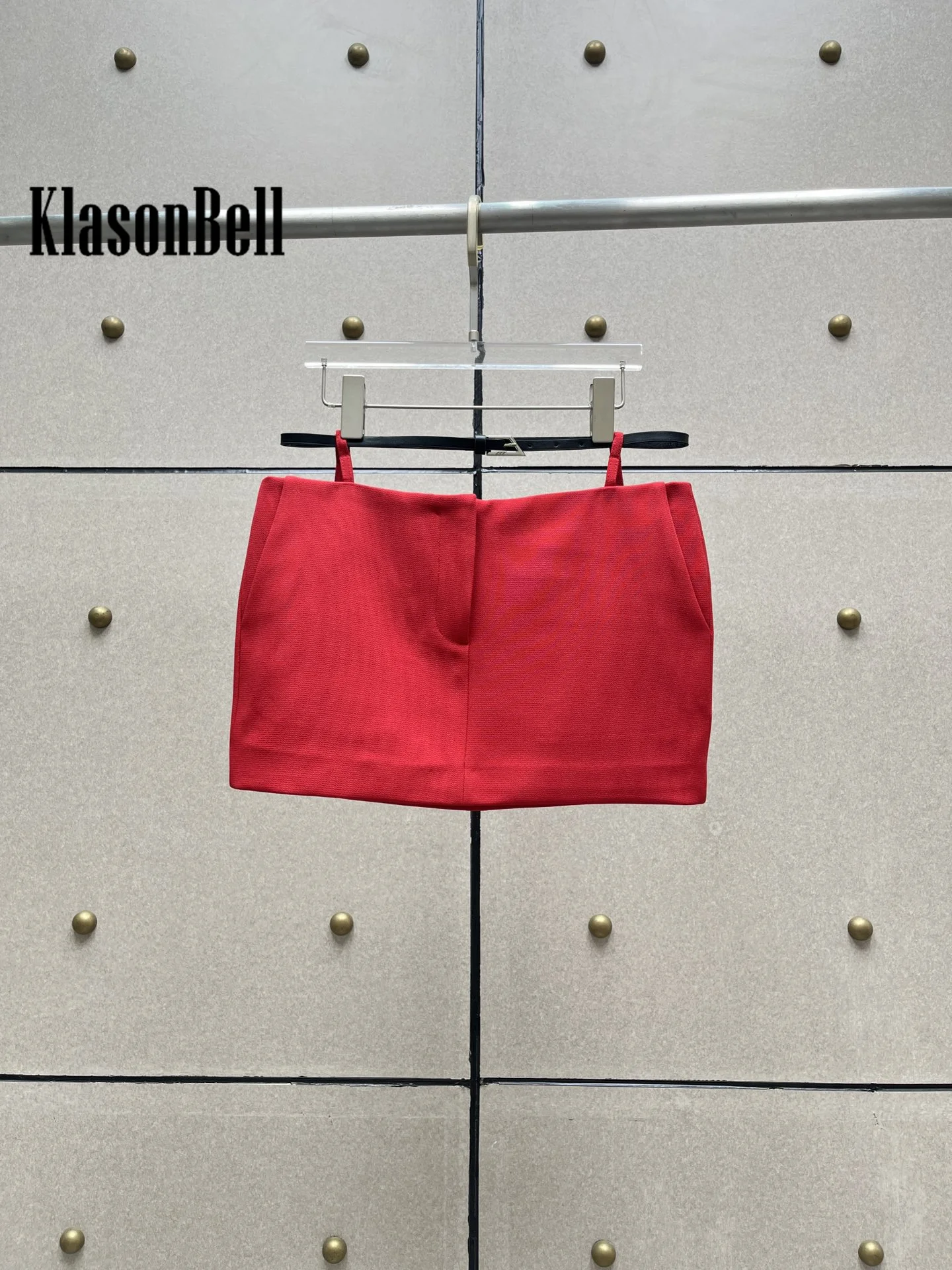 9 28 KlasonBell Женская модная темпераментная куртка на молнии с наплечниками и круглым