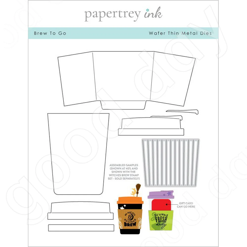 

Brew To Go Metal Cutting Dies Scrapbook Diary Decoration Stencil Embossing Template Diy Greeting Card Handmade 2022 New Arrival