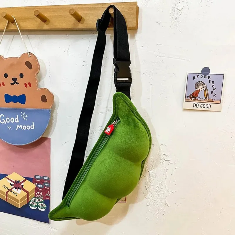 2024 индивидуальная креативная дамская сумка-мессенджер в форме эдамама плюшевая