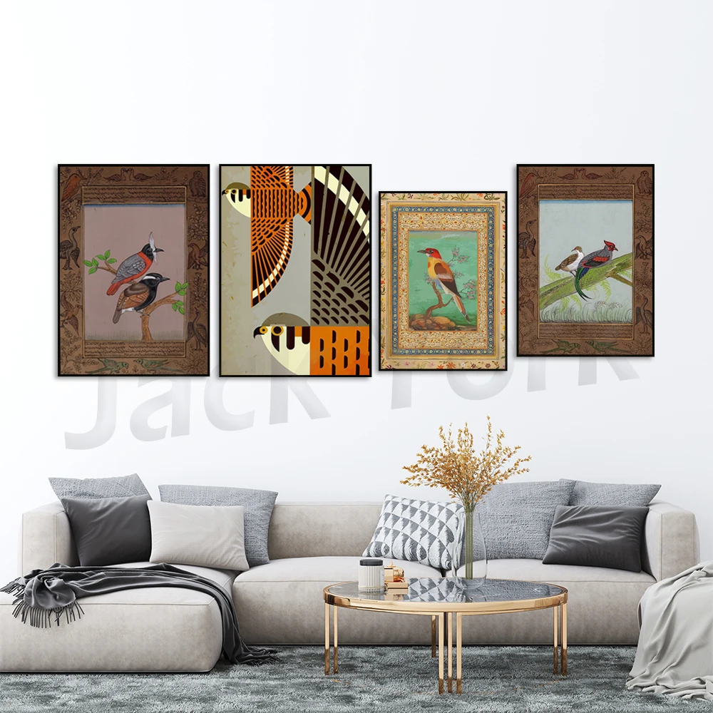 

Flying Birds Wall Art, Living Room Decor, Abstract Painting, Oriental Chinese Art , Nature Poster, Paintings, Printable Wall Art