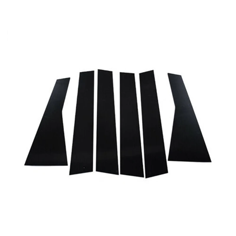 6 шт./набор глянцевые черные столбики Для Киа Sorento 2011 2012 2013 2014 2015