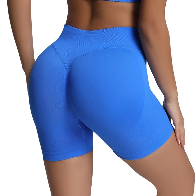 Фото HISTELLO спортивные шорты женские спортивные шорты Scrunch Booty фитнес байкерские короткие леггинсы для йоги для бега в тренажерном зале бесшовные леггинсы №5