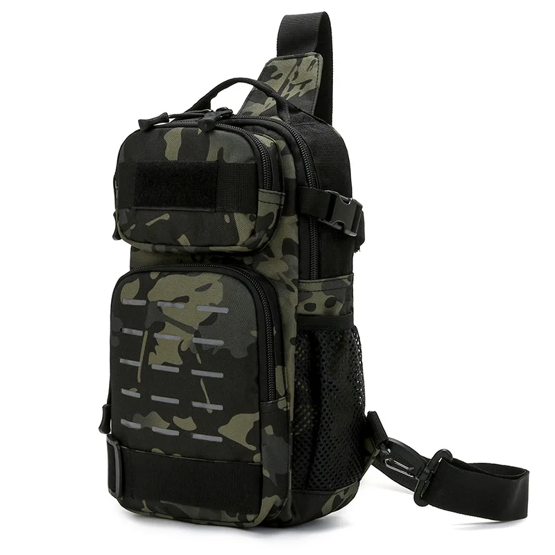 Outdoor Chest Bag Men's Single Shoulder Crossbody bag Multi-Functional Travel Sports Waist Span Bag Cloth Tactical Training Bag