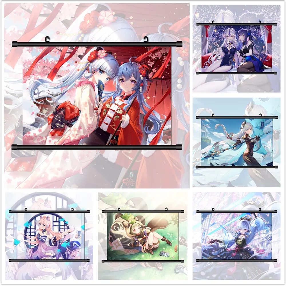 

Искусственная живопись Genshin Impact аниме Алмазная вышивка Алмазная мозаика домашний декор Набор для вышивки крестиком алмазное искусство