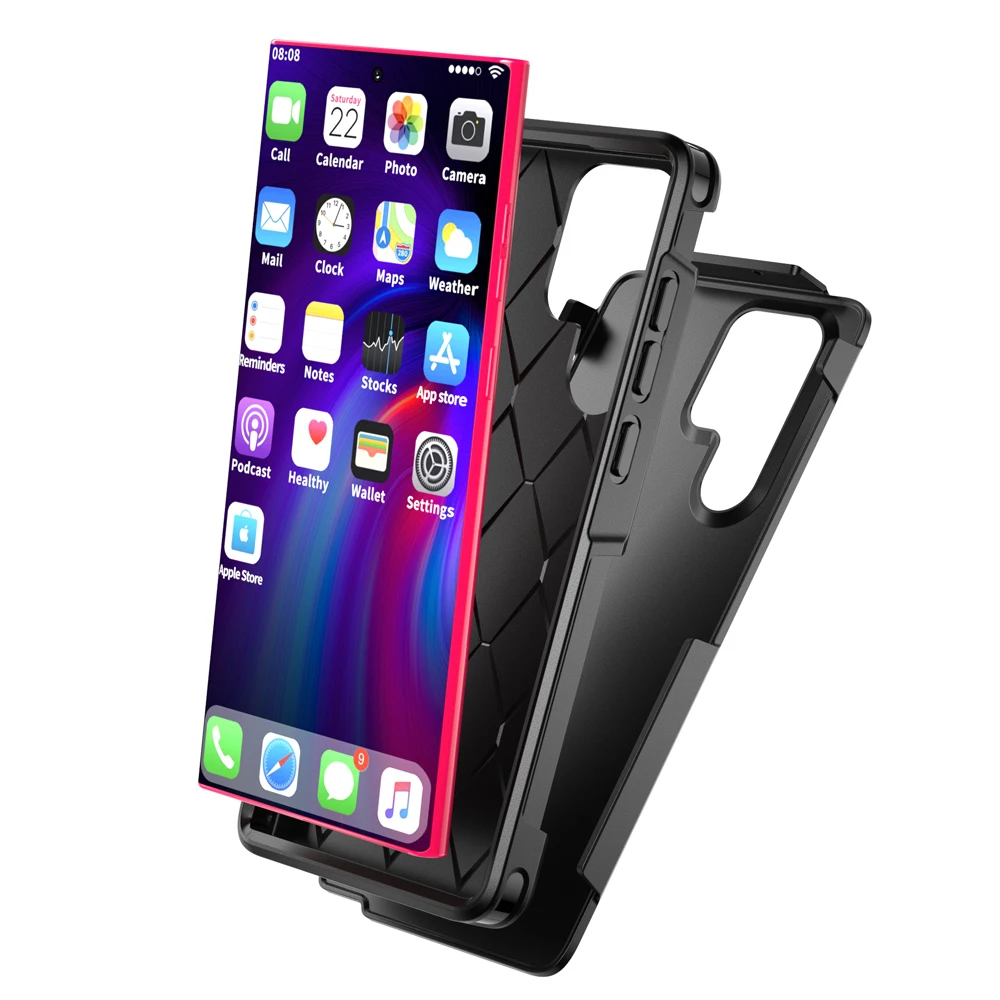 Противоударный чехол для Samsung Galaxy S24 Ultra S23 Plus S22 A55 A15 A54 A14