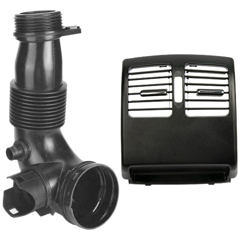 

Air Intake Tube Pipe 13717605638 With Car Rear Center Console A/C Air Vent Outlet Grille Cover