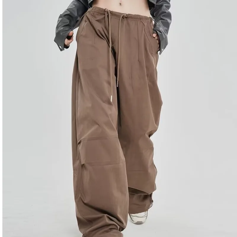 

Повседневные строгие винтажные джоггеры большого размера в стиле хип-хоп, уличная одежда Harajuku BF, женские спортивные брюки с широкими штанинами