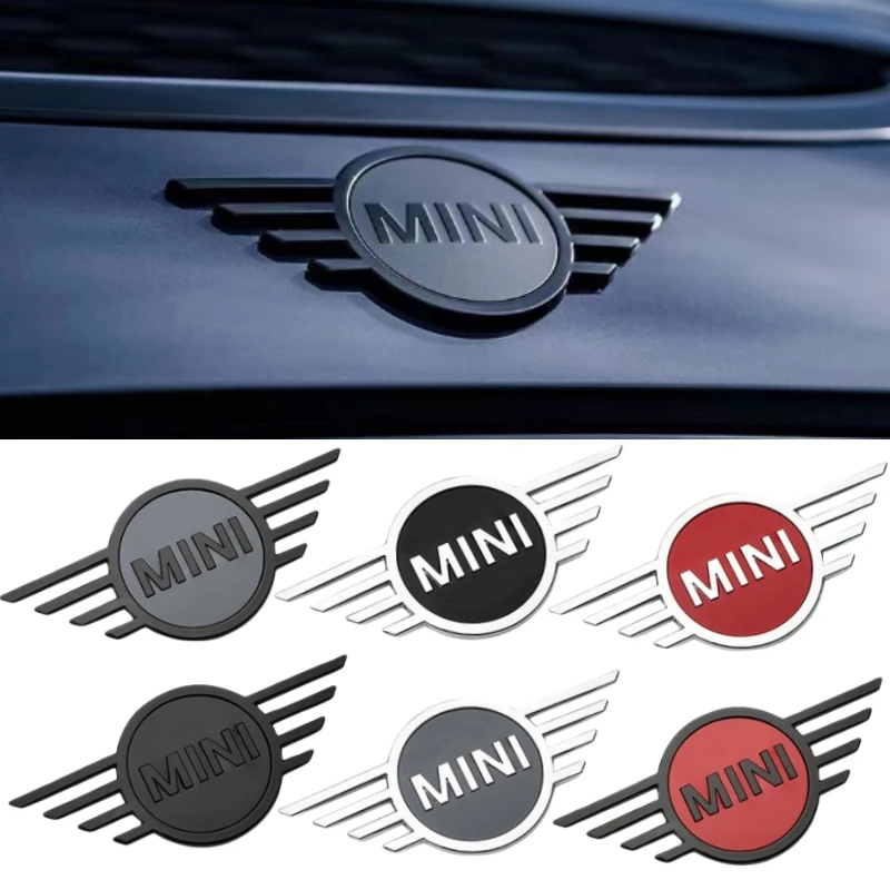 

ABS Car Styling for Mini Cooper Logo Countryman F54 F55 F56 F57 F60 Auto Front Emblem Decal Rear Trunk Badge Sticker Accessories