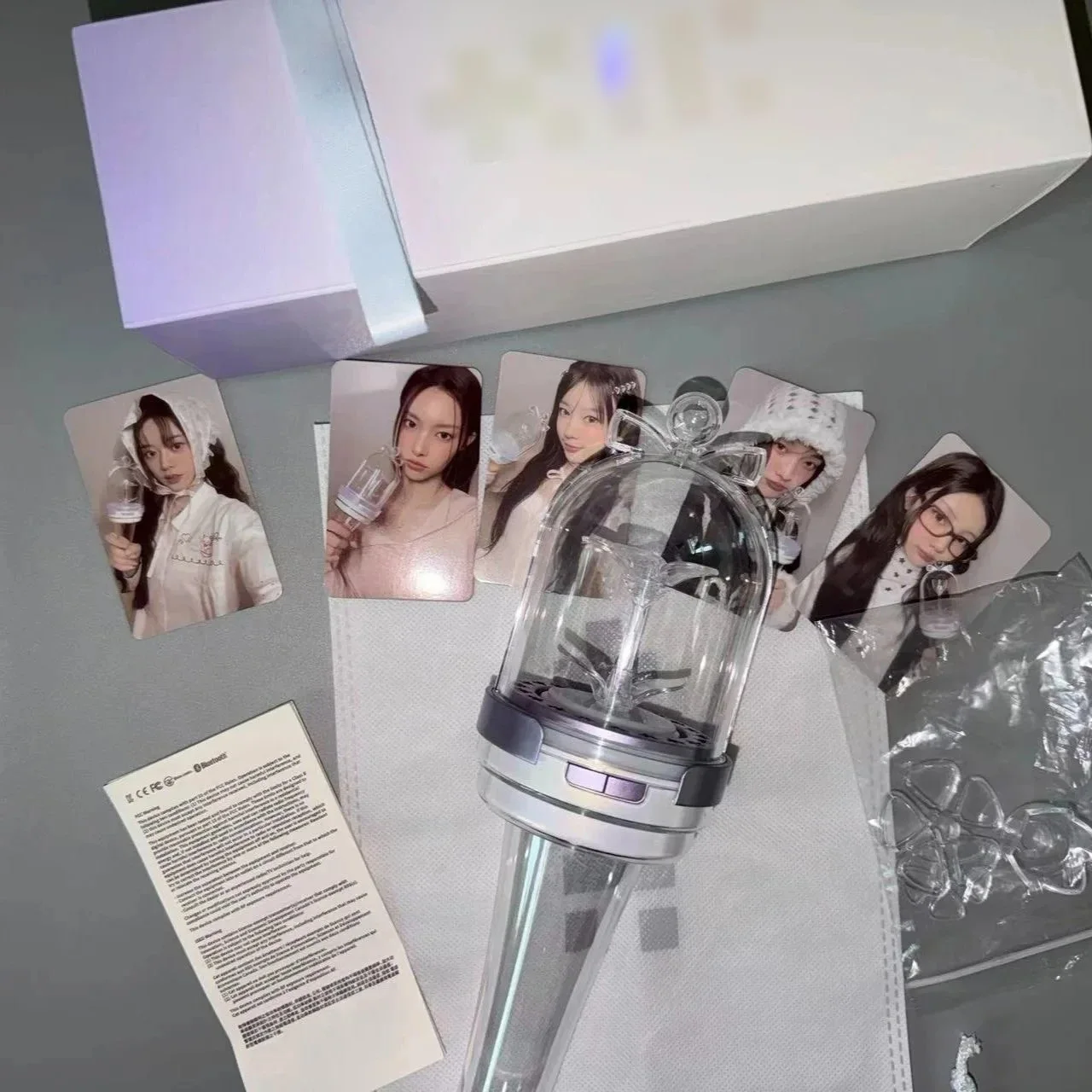 Фото Световой стик K-pop Yunah Minju Moka Wonhee Iroha с Bluetooth для концертов, коллекционные игрушки и подарки для фанатов №2