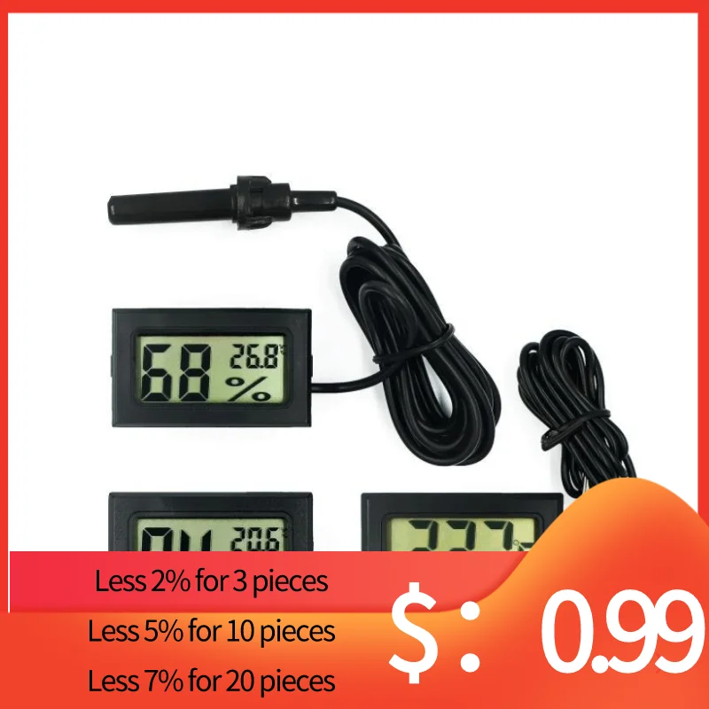 

Mini Digital LCD Indoor Convenient Temperature Sensor Humidity Meter Thermometer Hygrometer Gauge