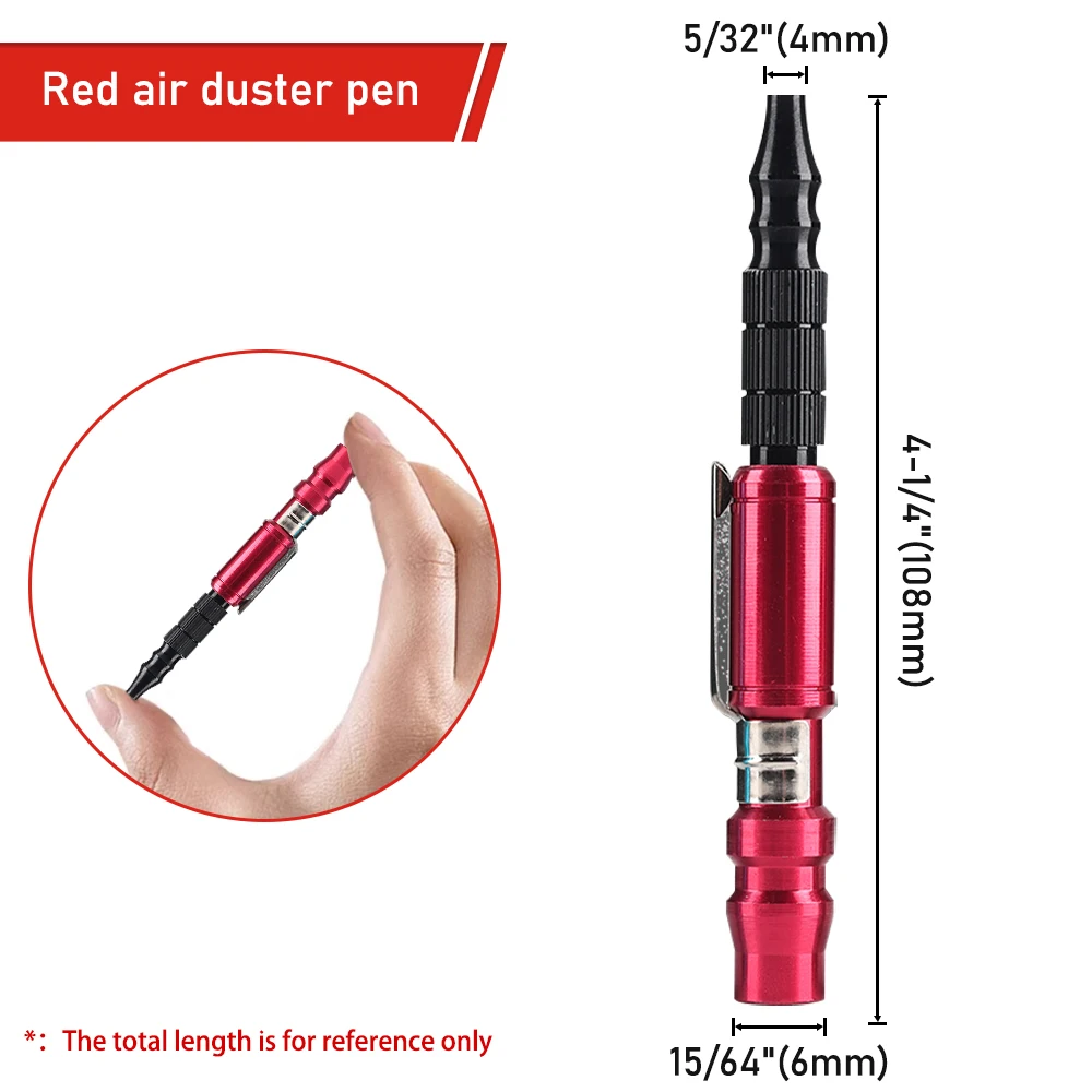 Портативные воздухоочистители AURWOF, вентиляционные пистолеты с вращающейся насадкой, 3-цветные аксессуары для инструментов PJ005