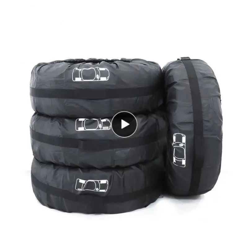

Case Polyester Spare Tire Cover Waterproof Multipurpose Auto Wheel Tire Storage Bags Dust-proof Protector Styling Tire Cover