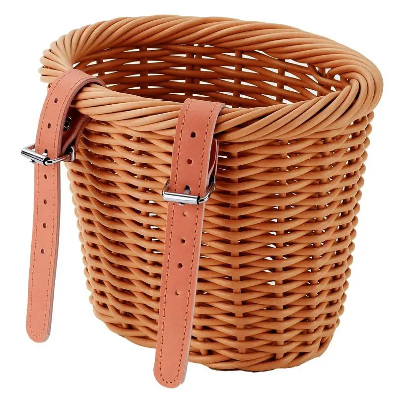 Bike Basket Front Front Handlebar Storage Basket Handmade Woven Bicycle Baskets Mounts To Front Handlebars Of Beach Cruisers Or