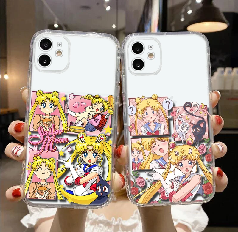 Мягкий чехол Sailor Moon для Moto G4 Plus G41 G5 G50 G51 G5S G6 Play G60 G7 Power G71 G9