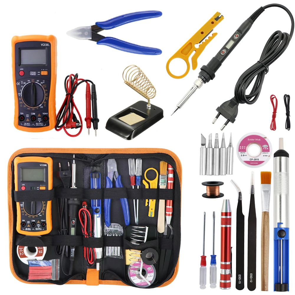 

Soldering Iron Ceramic Display Repair Temperature Heater Welding Adjustable Tips Electric Digital Soldering Rework Tool