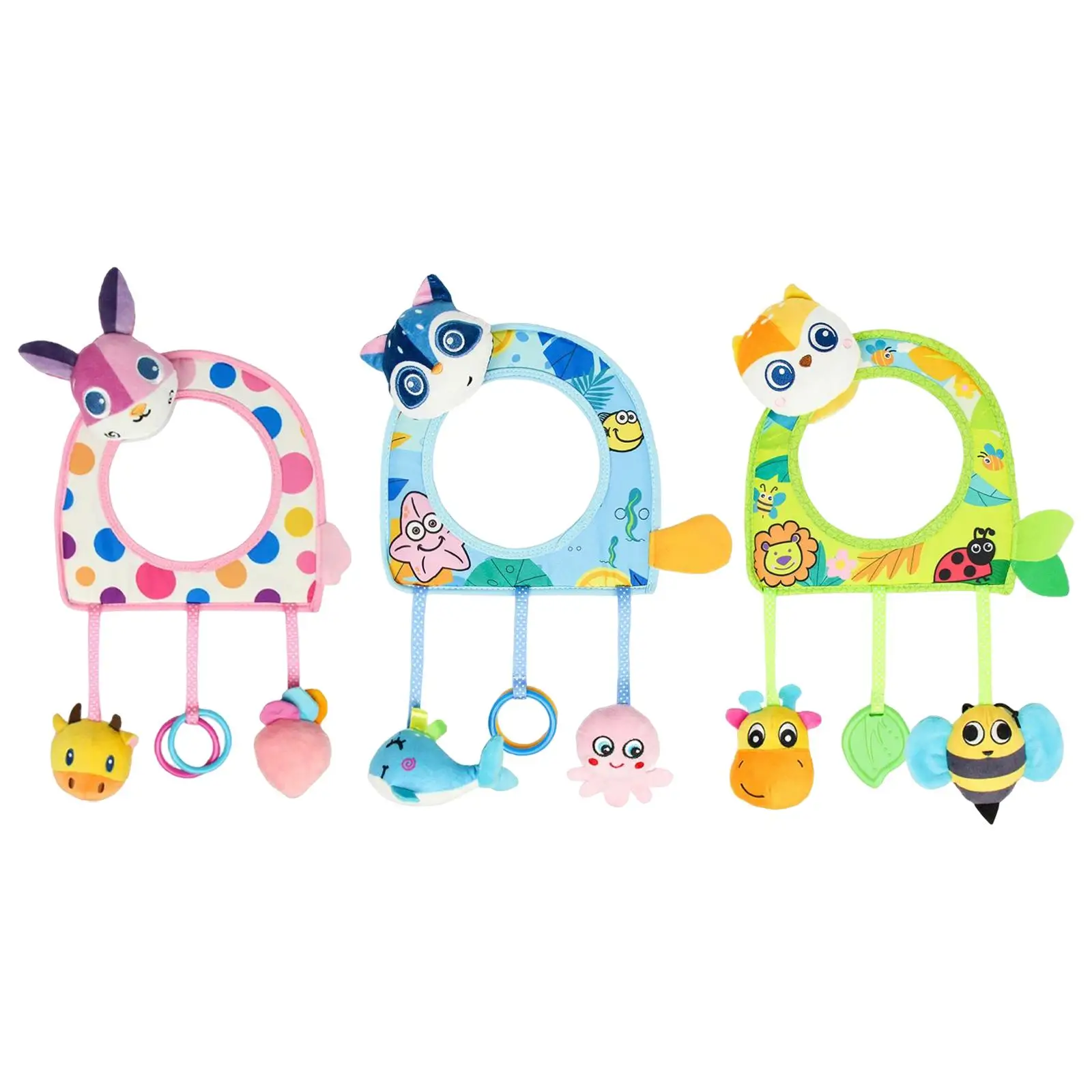

Cute Mirror Car Accessories Car Seat Back View Mirror for Newborn