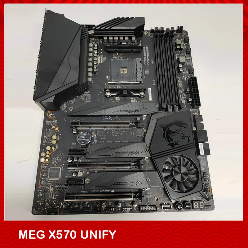 

Оригинальная десктопная материнская плата для Msi Мег X570 UNIFY AMD AM4 DDR4 128G PCI-E 4,0 M.2*3 SATA3 USB3.2 ATX, полностью протестирована