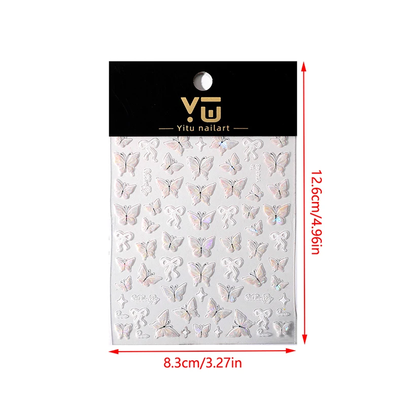 Наклейка для ногтей HNKMP бабочка