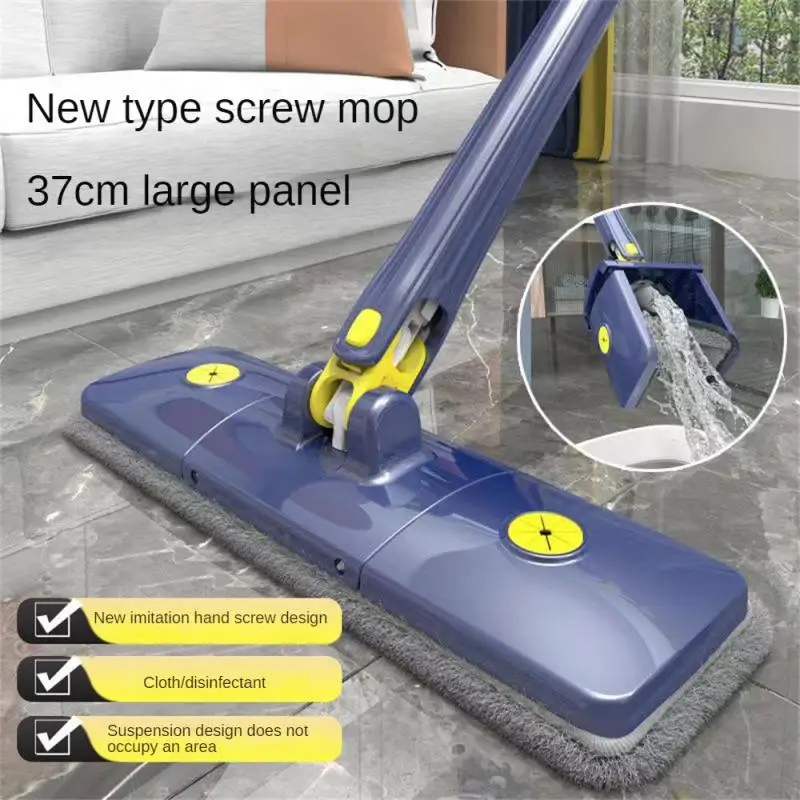 

Швабра для ленивых, сжимаемая, многофункциональная, экономичная, прочная, хорошо впитывающая, плоская Швабра из ПП/нержавеющей стали/волокн...