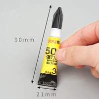 deli super liquid 502 glue home office supply instant fast dry repair strong bond glass metal leather rubber waterproof adhesive