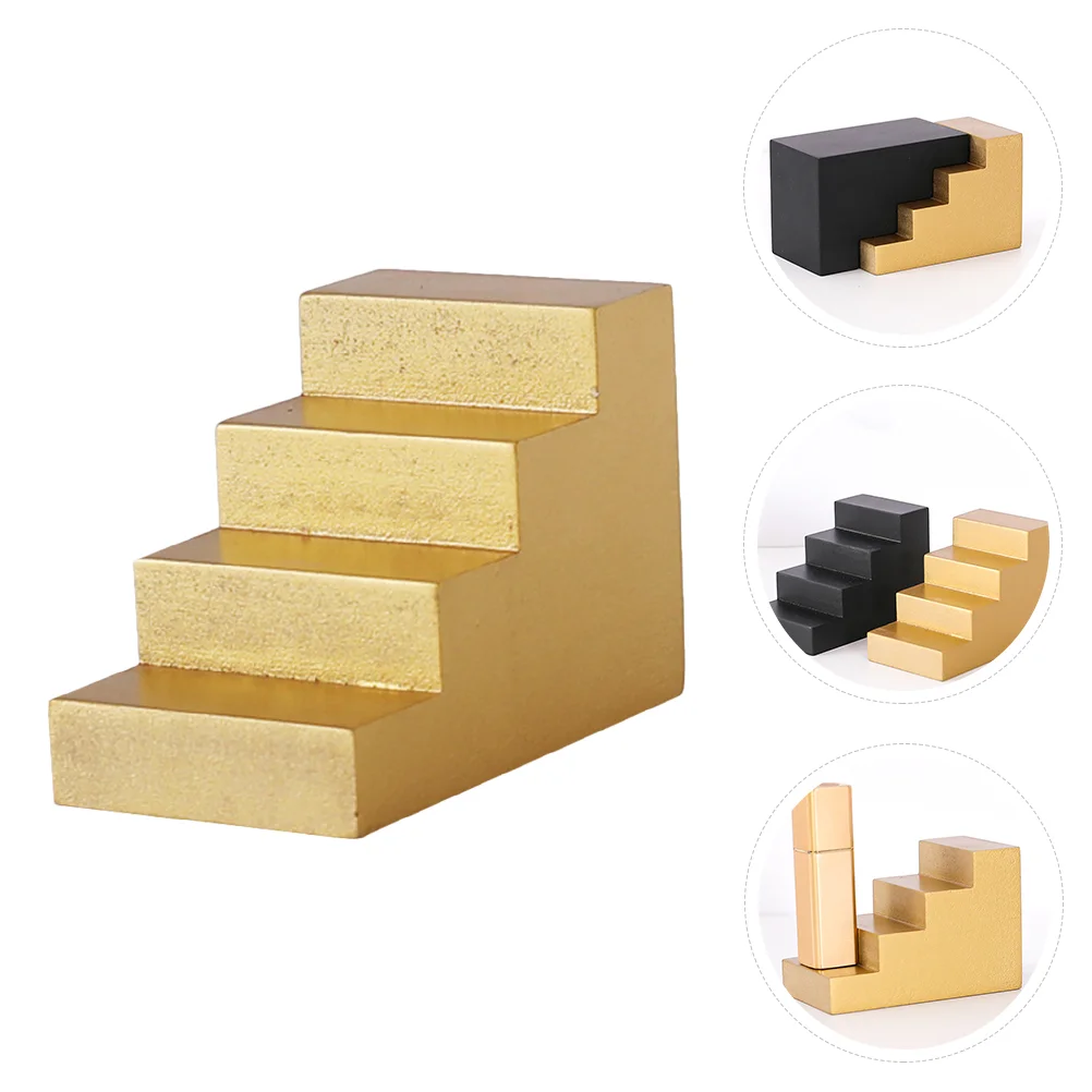 

Ladderwooden Furniture Mini Miniature Decor Stair Small Display Stand Supplies Accessoriesstepper Staircase Stairs Table Toy