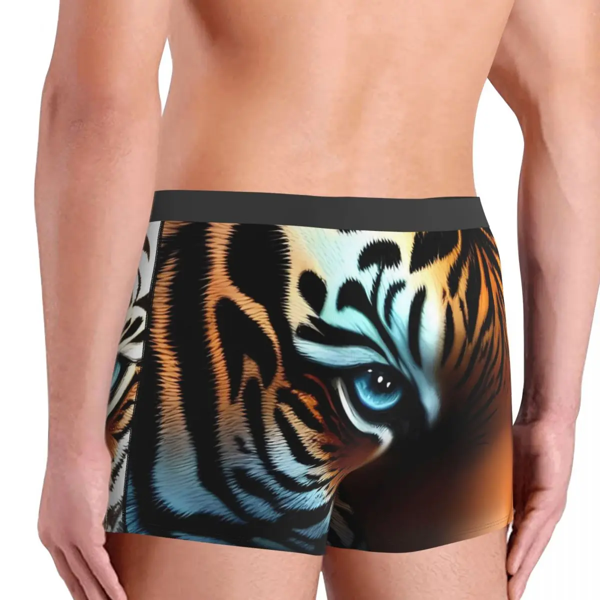 Нижнее белье Caspian Tiger эластичные трусы с принтом большого кота дизайнерские шорты