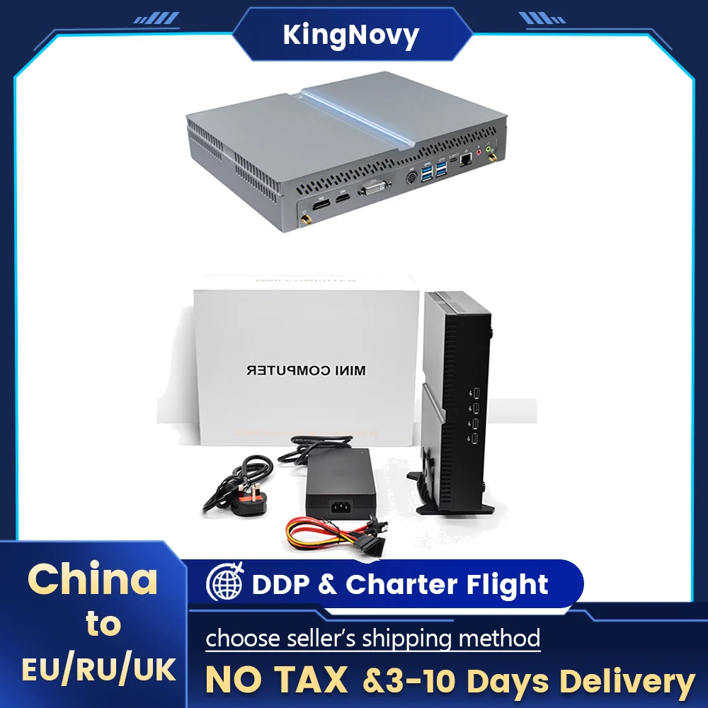 

Mini PC Gamer RTX2060 6G Intel I9 9900KF i7 9700KF GeForce Powerful Desktop Gaming Computer Cyberpunk PUBG Windows 11 2*DDR4