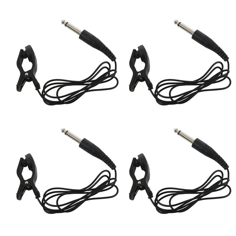 

Hot AD-4X Black Universal Guitar Acoustic Clip On Pickup Piezo Contact Microphone