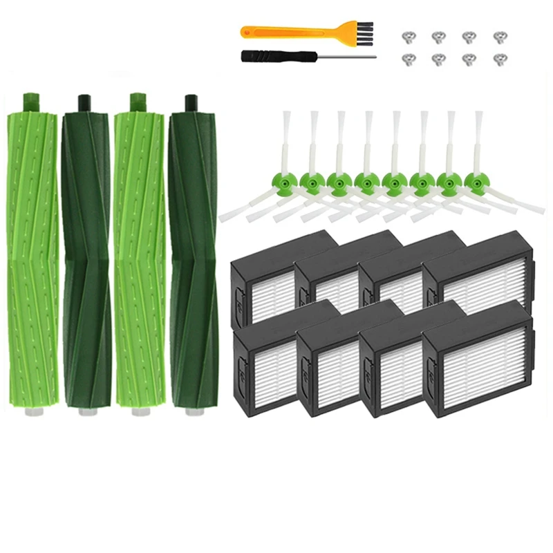 

Роликовая щетка для Irobot Roomba I7 + E5 E6 E7 I6 I8 I3 I3 Plus, Аксессуары для пылесосов