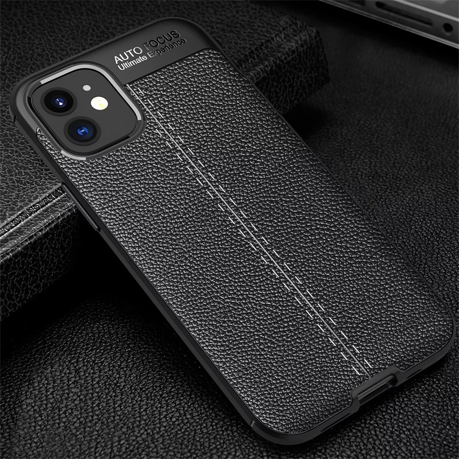 

Leather Case For Iphone 12 Case For Iphone 12 Pro Max 12 Mini Protective Cover Bumper Case Shockproof Dirt-resistant Silicone