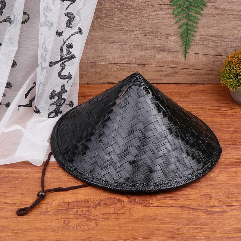Шляпа Samurai соломенный ниндзя китайский косплей японский рис азиатские