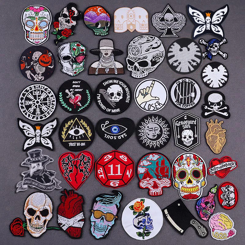 Череп в стиле хиппи панк | Дом и сад