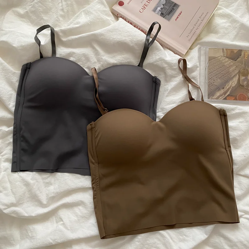 4 Colors Camisole for Women Fitness Crop Tops Mujer Ropa Summer Elegant Sexy All-match Casual Топ Женский Aesthetic Solid New