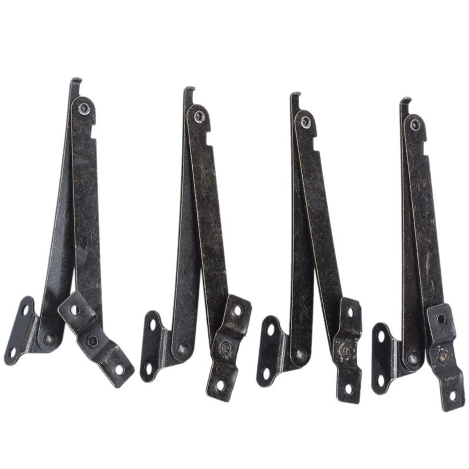 

Furniture Box 10cm Long Rotatable Folding Lid Support Hinge 4Pcs