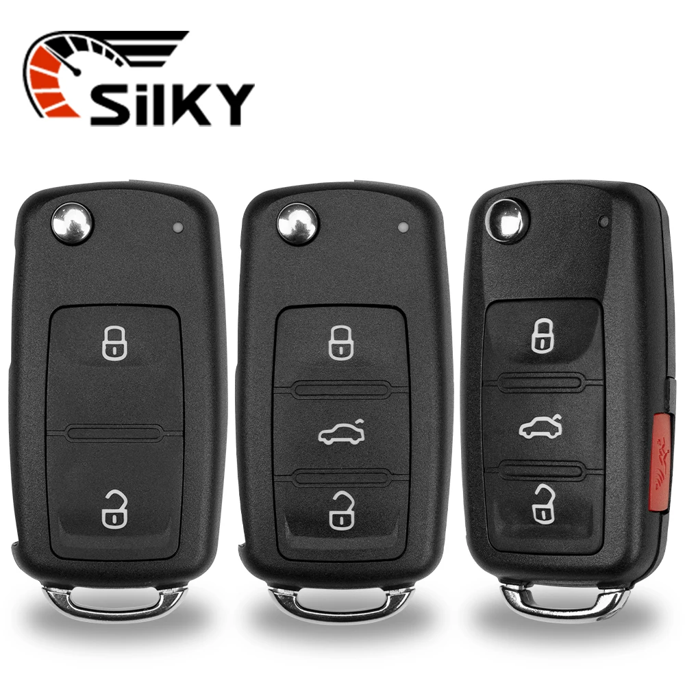 SilKY Uncut Blade 2/3/4 BTN складной флип-брелок с дистанционным управлением для VW Golf Passat Polo