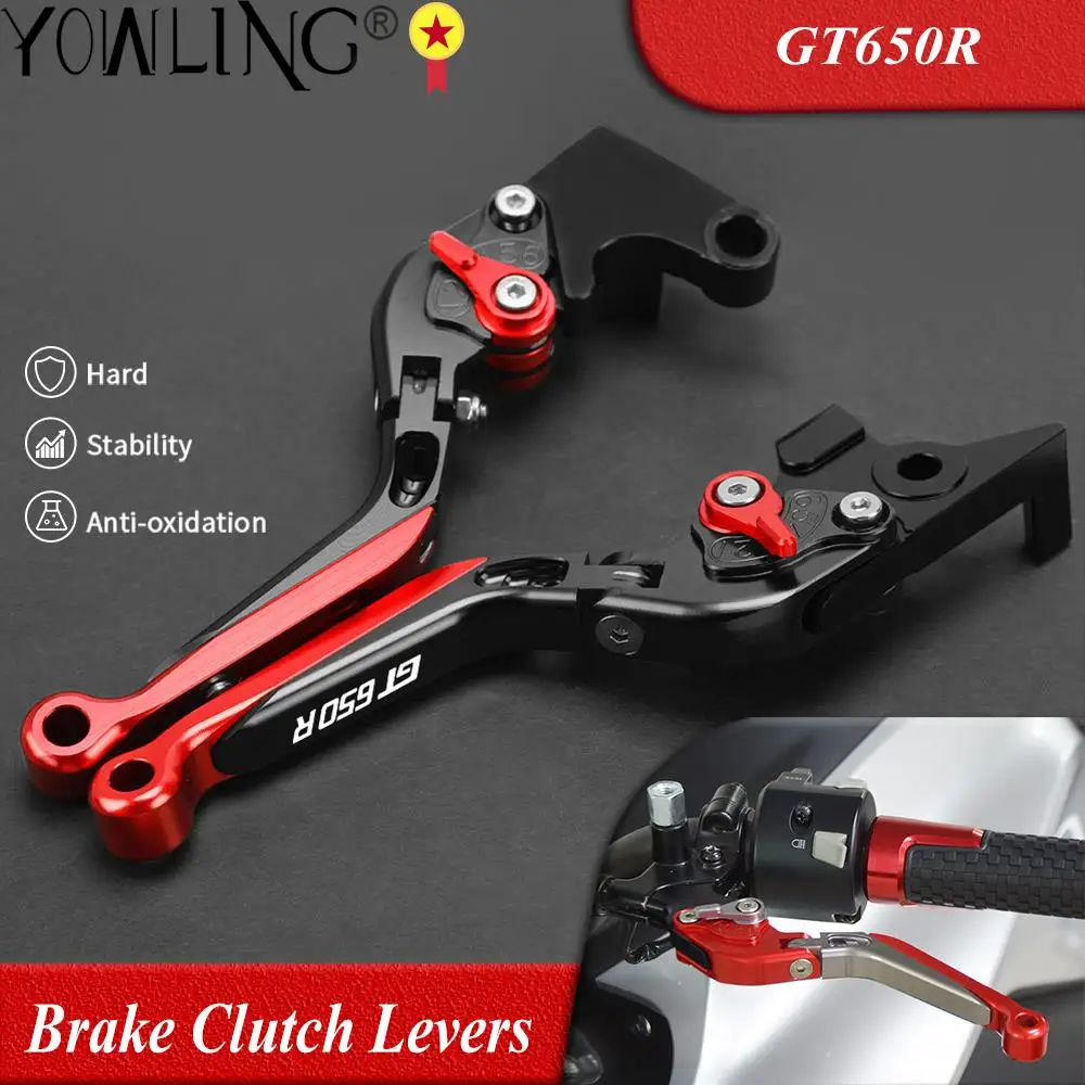 

Motorcycle Accessories Adjustable Folding Extendable Brake Clutch Lever Handle For HYOSUNG GT 650 R GT650R 2006 2007 2008 2009