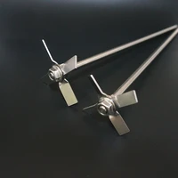 1setdia 40mm to 100mmlab 304 stainless steel four bladed propeller with stirring rodstir the material upward when stirring