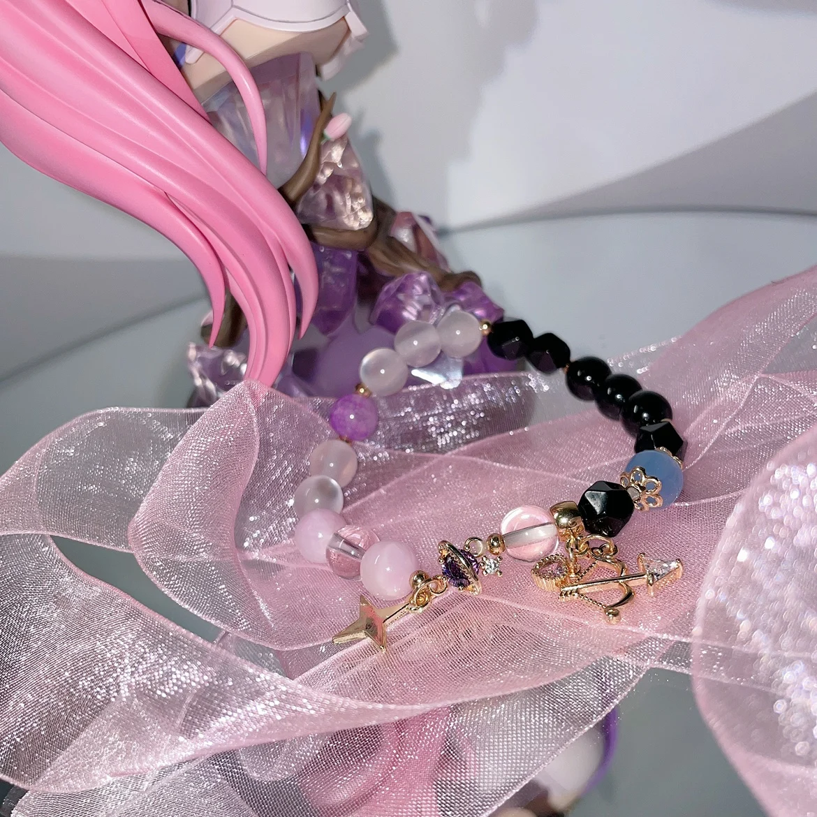 Аниме Honkai Impact 3 Elysia мультяшное кольцо Классический женский студенческий браслет