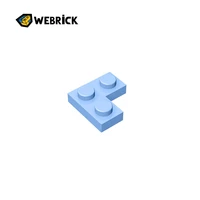 webrick building blocks parts 1 peace corner plate 1x2x2 2420 63325 compatible parts diy educational classic brand gift toys