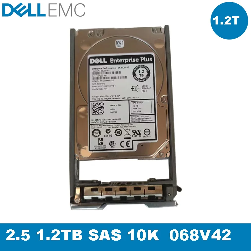 Dell Enterprise Plus 68V42 1.2TB HDD RPM 10K 2.5