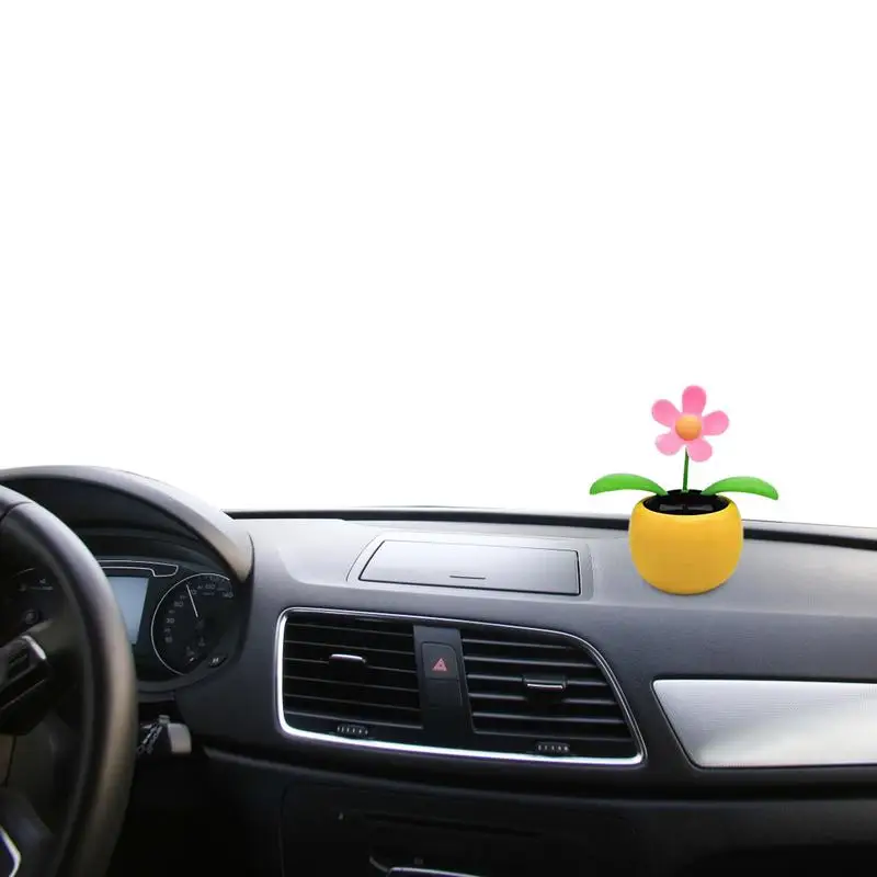 

Детская игрушка на солнечной батарее, многоразовые автомобильные игрушки на солнечной батарее, Автомобильные украшения с вращающейся головкой для спальни