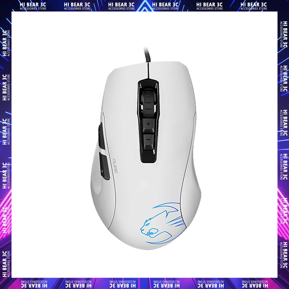 

Roccat KONE Gaming Mouse Low Delay RGB Light FPS Gamer Mouse Ergonomics Wired Mouse Pc Laptop Accessories Computer Office Gifts