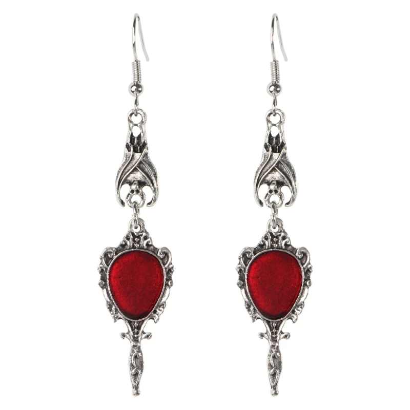 

Gothic Earrings Retro Silver Death Goth Punk Rock Harajuku Jewelry Women Girls
