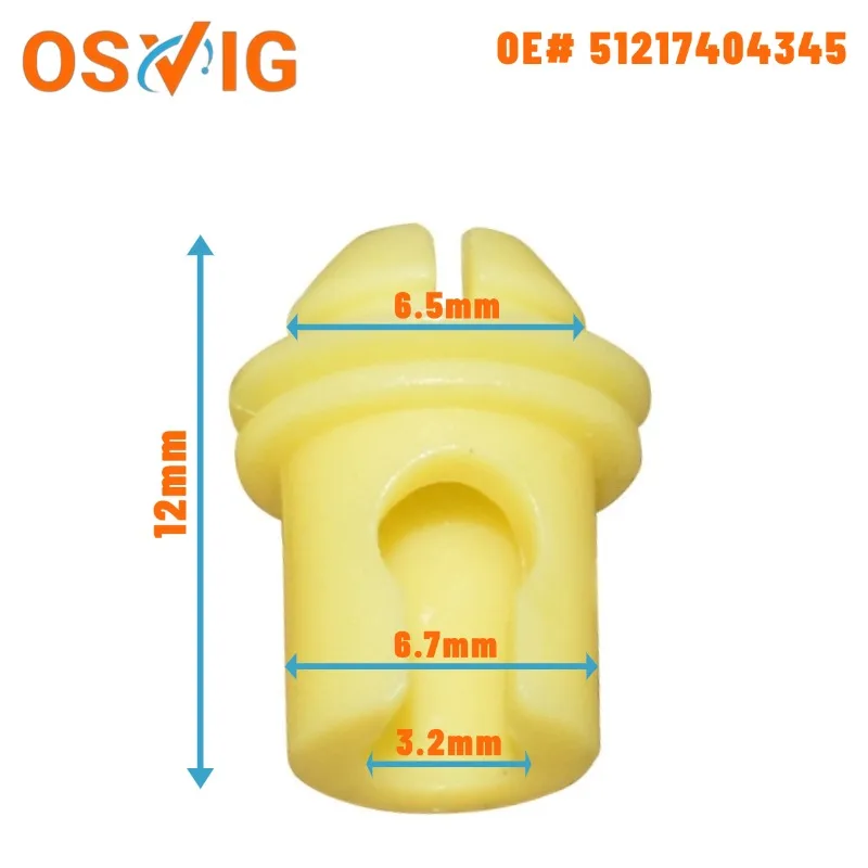 

10X OE # 51217404345 Подходит для внутренних дверных зажимов и дверных замков автомобилей BMW 5-й серии E12, E28, E34, E39, E60 и E61.