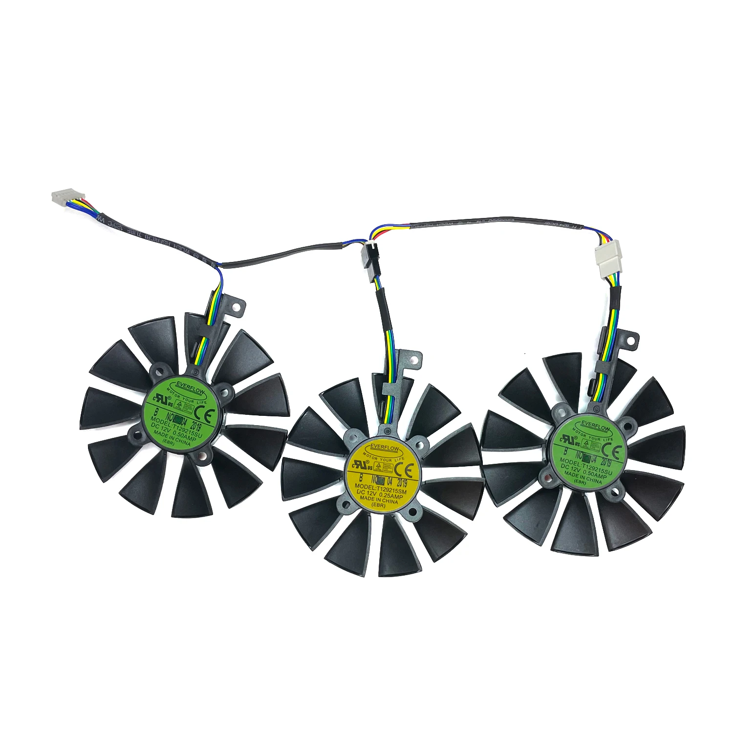 Новинка T129215SU T129215SM 87 мм 6PIN DC 12 В для ASUS GTX980Ti R9 390X 390 GTX1070GraphicsCardFans с функцией