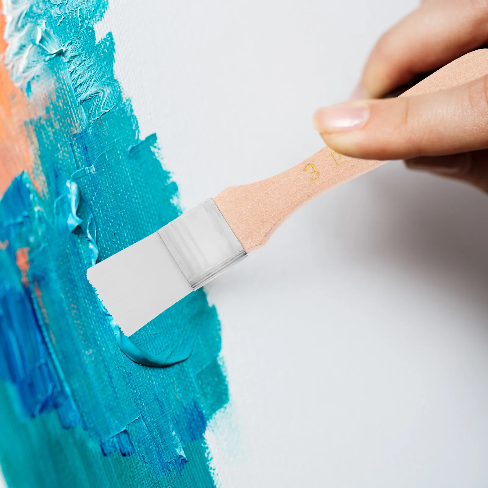 6 шт. нейлоновый утолщенный чип для рисования клеев краска ретуши принадлежности