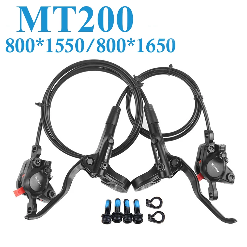 

SM MT200 Hydraulic Disc Brake 800mm Front 1550mm 1650mm Rear Bicycle Brake Set BR-BL-MT200 Mountain Bike Brake MTB Parts